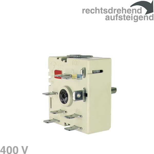 Energieregler 1Kreis Bauknecht 481227328049 Ego 50.57031.010 FüR Kochfeld Herd-image