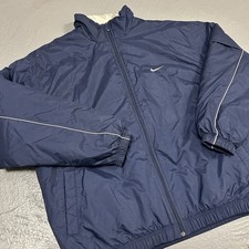 VINTAGE 2000s Nike Bomber Jacket BRAND NEW WITH TAG Navy Blue Size XXL