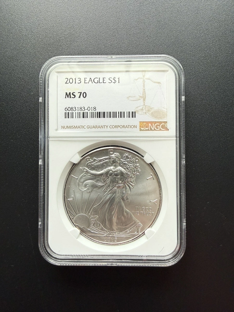 American Eagle MS 70 Graded 2013 Silver Bullion Coins for sale | eBay