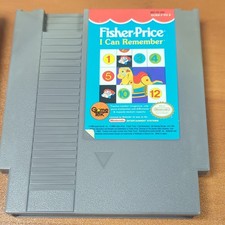 Fisher-Price I Can Remember NES Game Cartridge NTSC-U/C GameTek Edu 1990