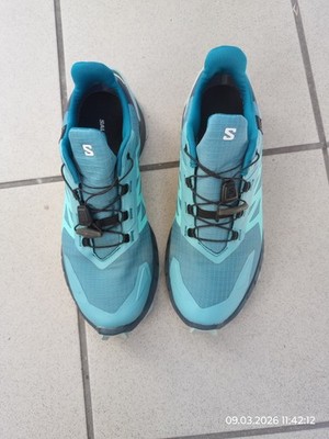 Salomon Supercross 4 Trailrunning-Schuh Größe 39 ,5 Türkis/Blau Top