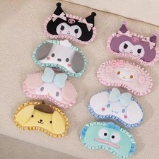Sanrio Kawaii Plush Eye Mask Kuromi Cinnamoro...