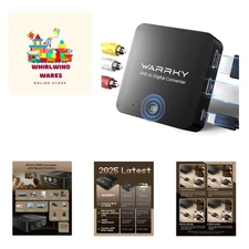 VHS to Digital Converter, RCA to HDMI Converter with Standalone Recording No ...