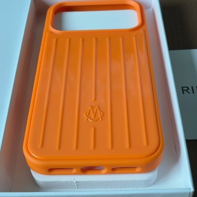 RIMOWA Aluminium Phone Case Orange For Apple iPhone 17 Pro Max