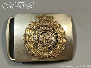 Victorian Royal Engineers Submarine Miners Full Dress Belt Buckle