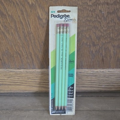 Vintage 1979 PEDIGREE Steno  Empire No. 7419 Pencils Green USA Art Drawing