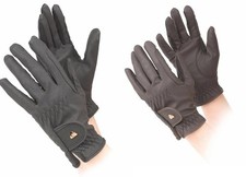 Shires Aubrion PU Riding Work Horse Riding Non-Slip Synthetic Leather Gloves