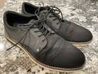 Ashford Hayes Mens Black Oxford Lace Up Casual Shoes Almond Toe 9 M Pre-Owned — photo 1