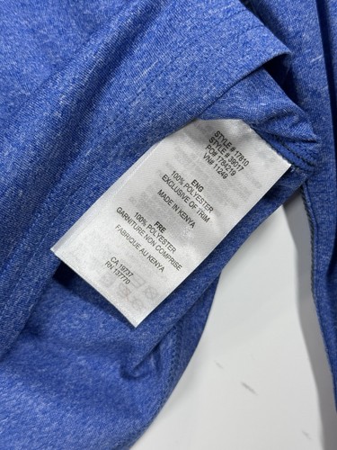 Porsche Sportscar 1/4 Zip Active Top Mens XL Blue Pullover Together Fest - Picture 4 of 10
