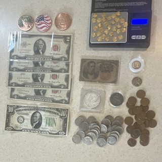 Big Coin/Bullion/bill Lot $2000 Of Gold Early 1800s 10 Cent Note And More
