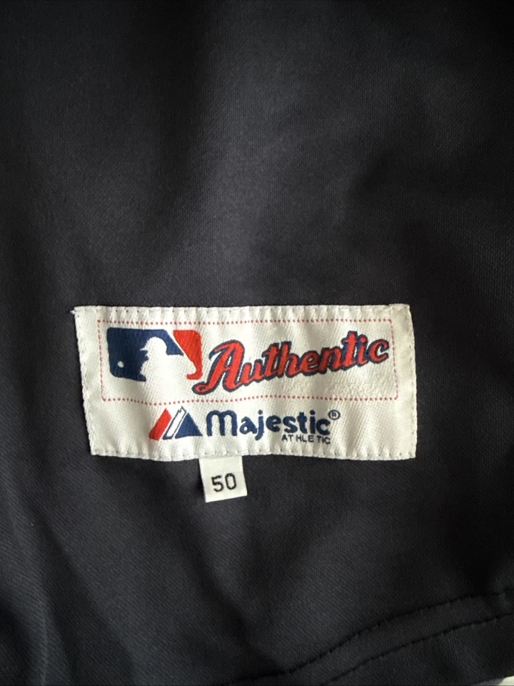 Camiseta deportiva para hombre Majestic auténtica David Ortiz #34 Boston Red Sox Alt talla 50 - RARA Foto 3 de 4