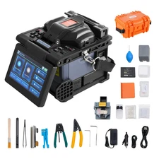 VEVOR ALK-T7 Fiber Splicer 6 Motors Core Alignment with 6s Splicing 13s Heating