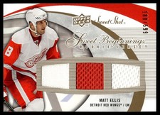 2007-08 Upper Deck Sweet Shot JERSEY Matt Ellis Rookie 180/599 Detroit Red Wings