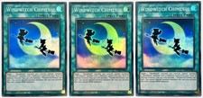 3 x BLVO-DE059 Windhexenglockenspiel - Super Rare 1. Auflage LP/NM YuGiOh Karten