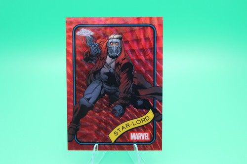 2025 Topps Chrome Marvel Red Wave Numbered 3/5 Star Lord #104