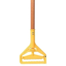 Tough Guy 1Tyz7 54" Slide On Wet Mop Handle, Natural, Wood