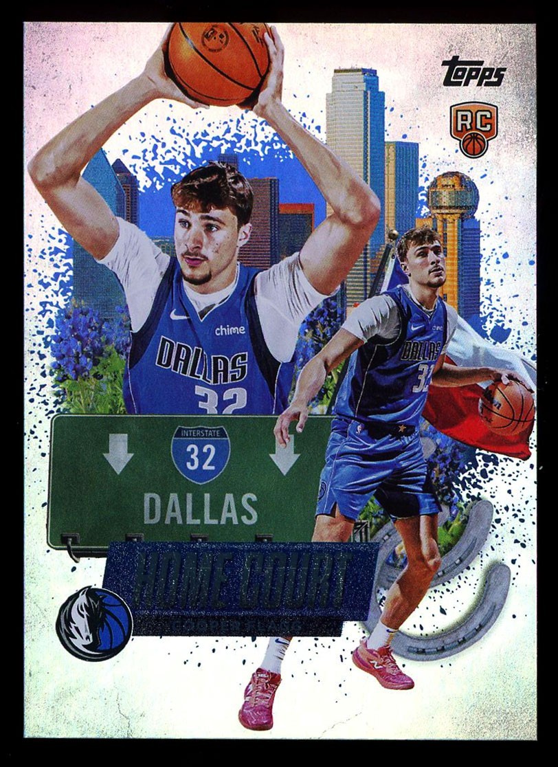 Cooper Flagg 2025 Topps Home Court Advantage Insert RC HCA-8 Case Hit SSP