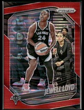 2025 Panini Prizm WNBA #57 Jewell Loyd Red Pulsar Prizms #/299