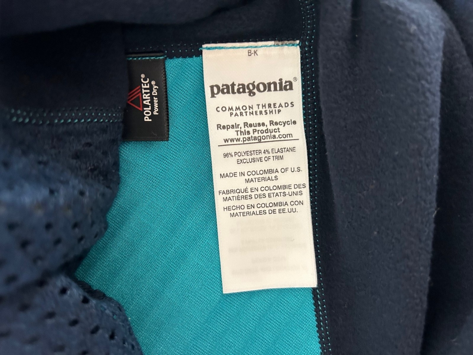Patagonia Dual Aspect Hoody Full Zip Jacket Hood Blue SZM Performance Outdoors thumbnail 8