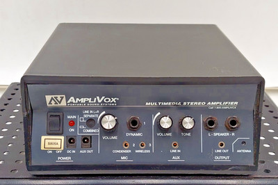AmpliVox portable Sound Systems S805A Multimedia Stereo Amplifier