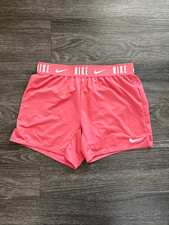Nike Big Kids Girls Dri-Fit Trophy Shorts In Pink Size Large