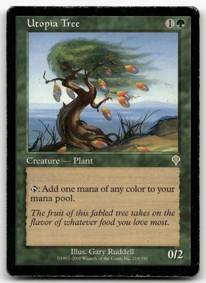 Utopia Tree #219 (HP) Invasion INV Magic MTG
