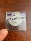 1879-S Morgan Silver Dollar 3rd Reverse MS+ Raw Rainbow Toned - Lot #66