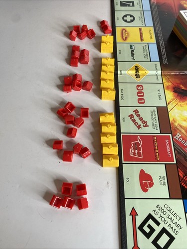 Monopoly - Firefighters 1st Edition Board Game - Counted 100% Complete - Picture 7 of 12