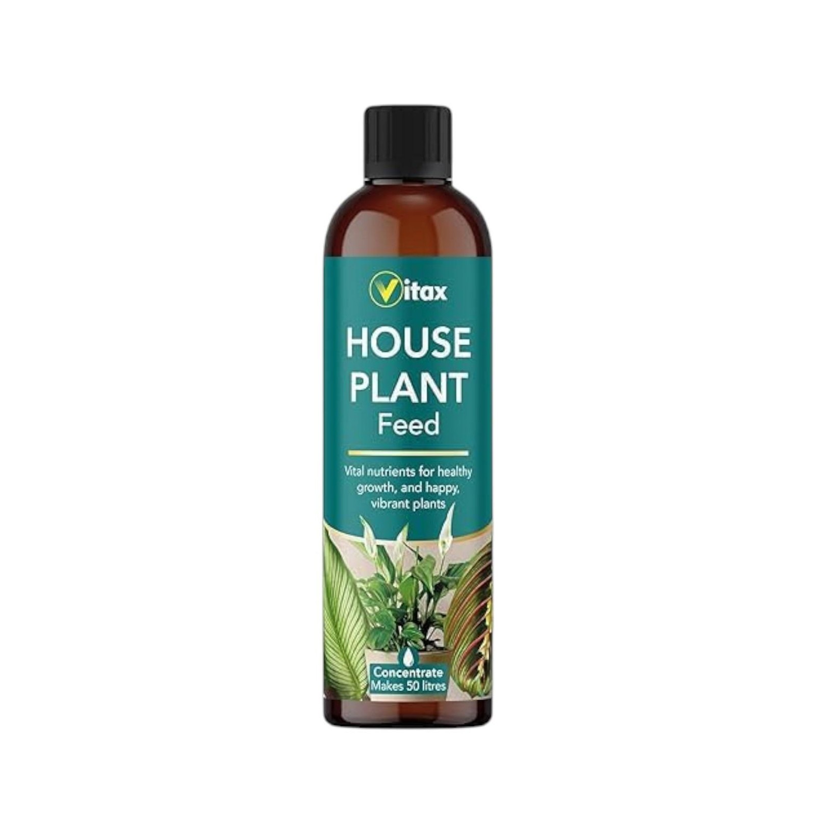 Vitax House Plant Feed 250ml Concentrated Indoor Liquid Fertiliser with Seaweed