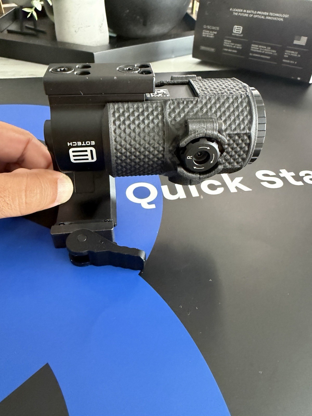 Unity FAST Quick Release Picatinny Rail Optic Mount/Riser for EOTech ...
