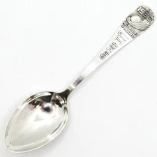 Sterling Silver .925 Mechanics Co. 1933 Century Progress Chicago Souvenir Spoon