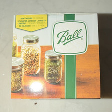 Ball Regular Mouth Reusable Silver Metal Lids 6-Pack Model 1440010097