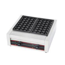 Commercial 2-Plate Electric Octopus Takoyaki Fish Ball Maker Grill for Snacks