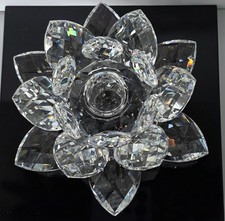 Swarovski 119747 SEEROSE KERZENHALTER GROSS WATER LILY LARGE AP RETIRED BOX (K1)