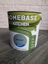 Homebase Kitchen Grease Resistant Matt Emulsion Paint Gum Boot 2.5L (44)
