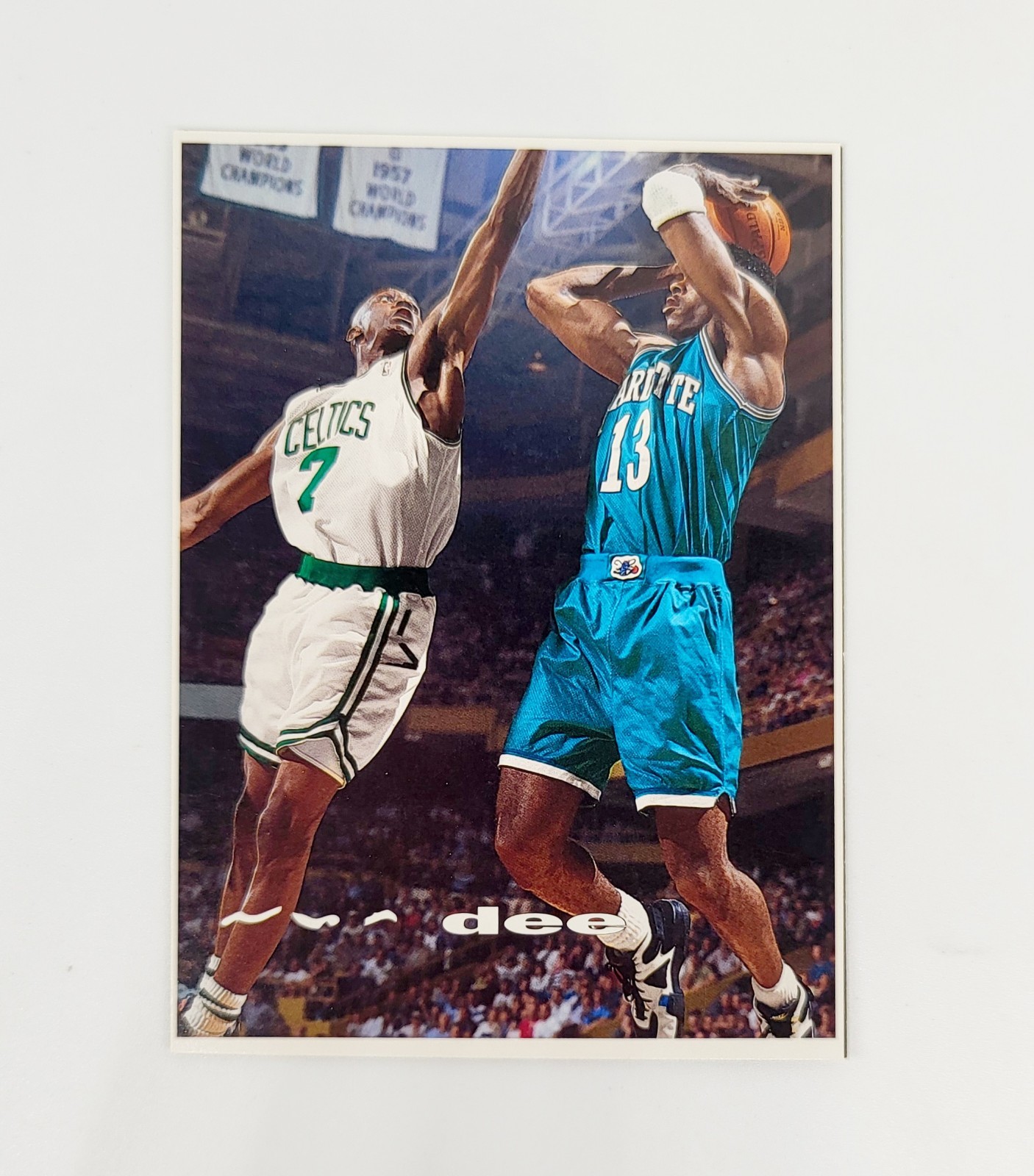 RARE TEST PROOF NO NAME FOIL LOGO NBA 1993-94 Dee Brown Topps Stadium Club #114