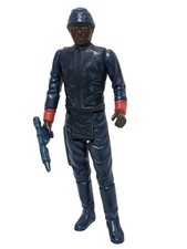 Star Wars Vintage Black Bespin Security Guard Action Figure & Original Blaster 