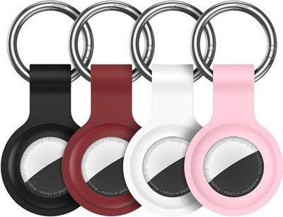 Compatible AirTag Holder Case Keychain Pack for 1st 2nd Gen with Carabiner