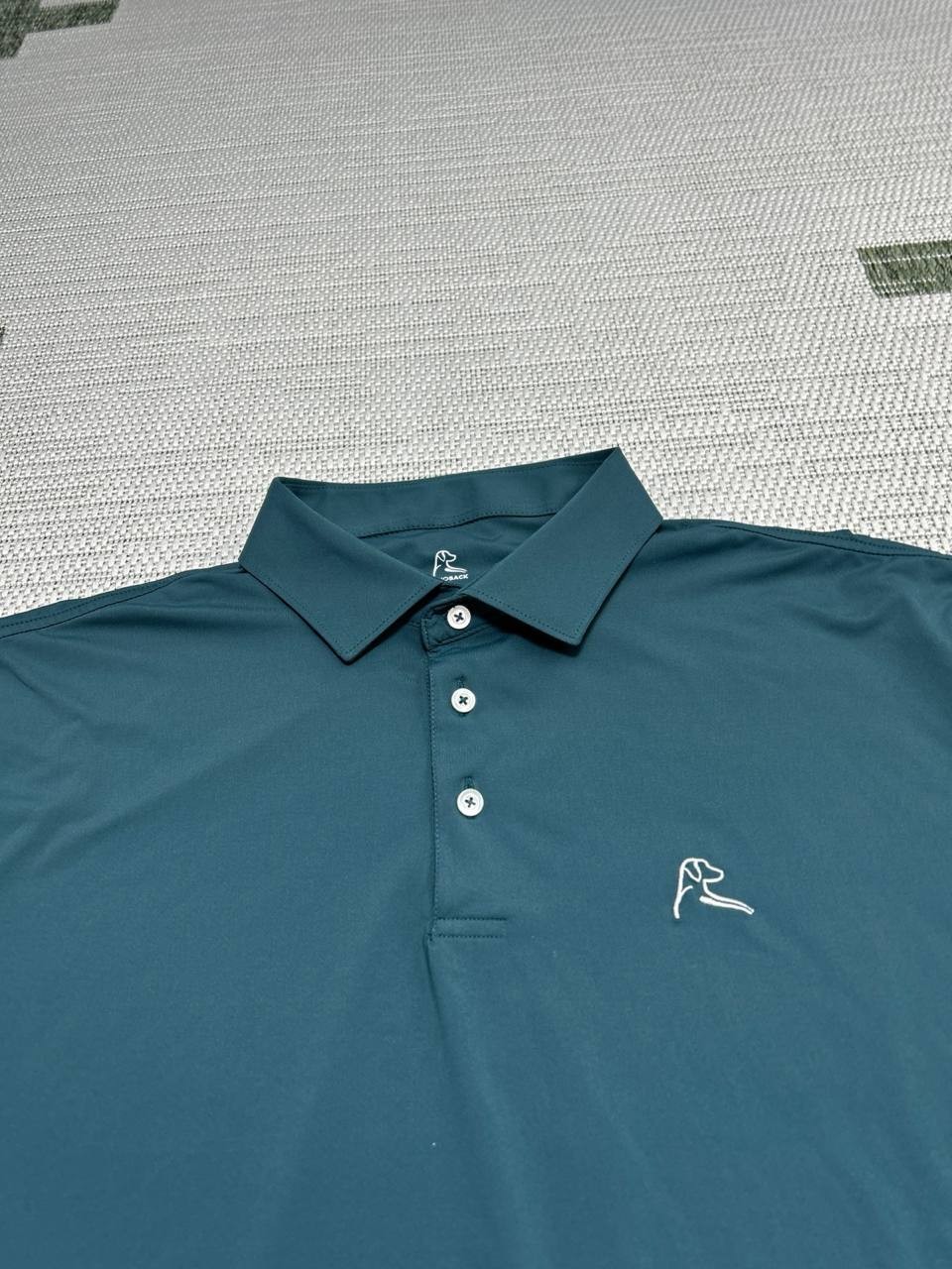 Rhoback Solid SS Performance Polo Shirt Mens XL G… - image 3