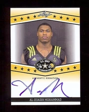 AL-QUADIN MUHAMMAD Detroit Lions / Miami Hurricanes 2013 Leaf TOUR AUTOGRAPH RC