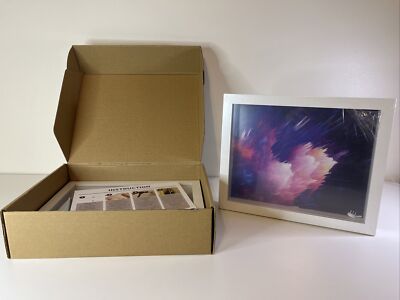 Shadow Box Frame Wood 3D Picture Frame with Glass Cover, 8x10 White- 2 pieces