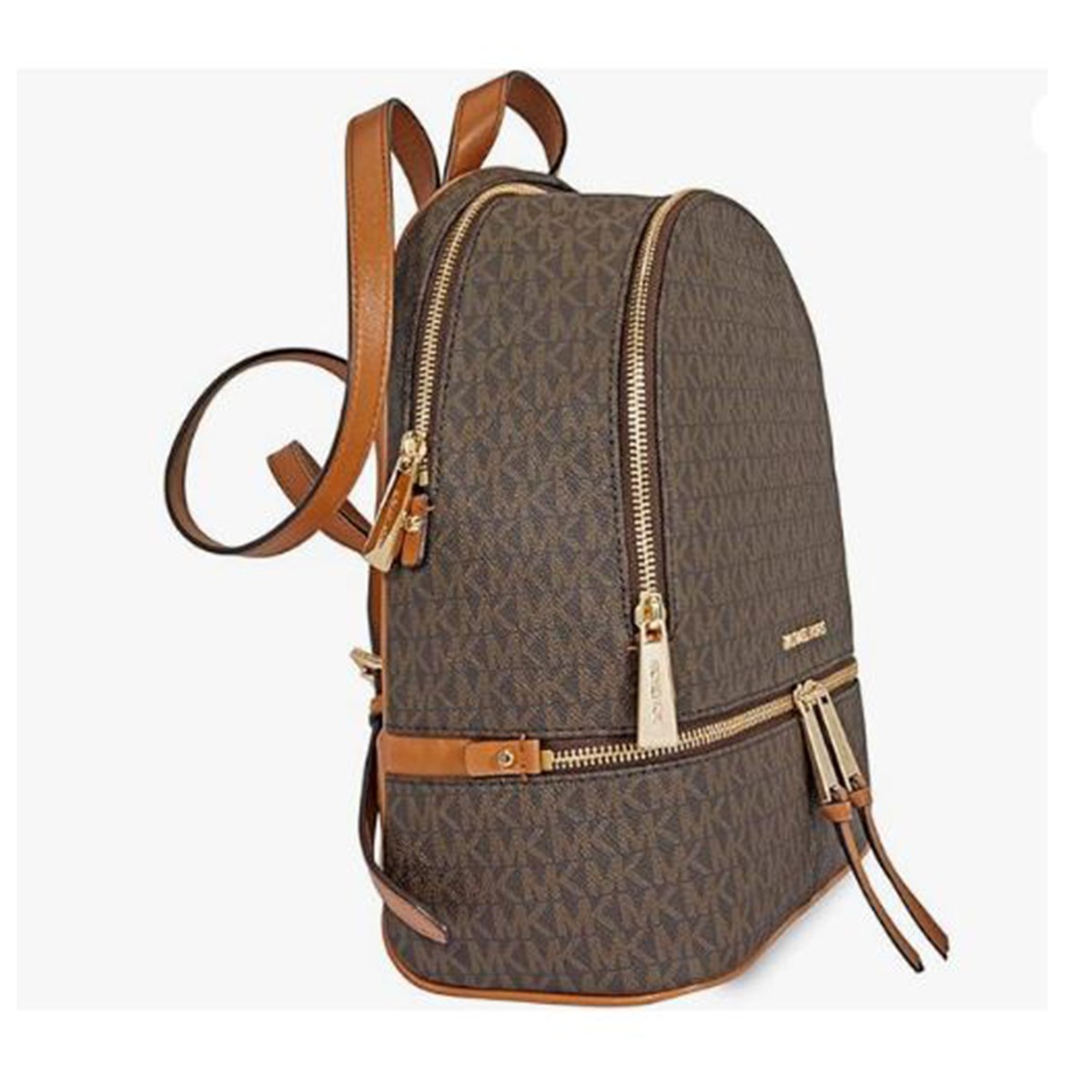 Michael Kors Rhea Zip - Brown Signature 30S7GEZB1B-200