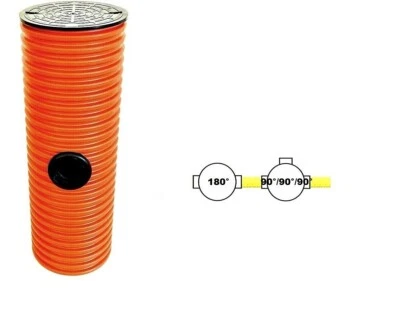 Drainageschacht mit Sandfang DN315 Drainagerohr Kontrollschacht Pumpensumpf