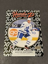2021-22 Upper Deck Series 1 Hundo P #HP-18 Auston Matthews NHL Hockey Card NM