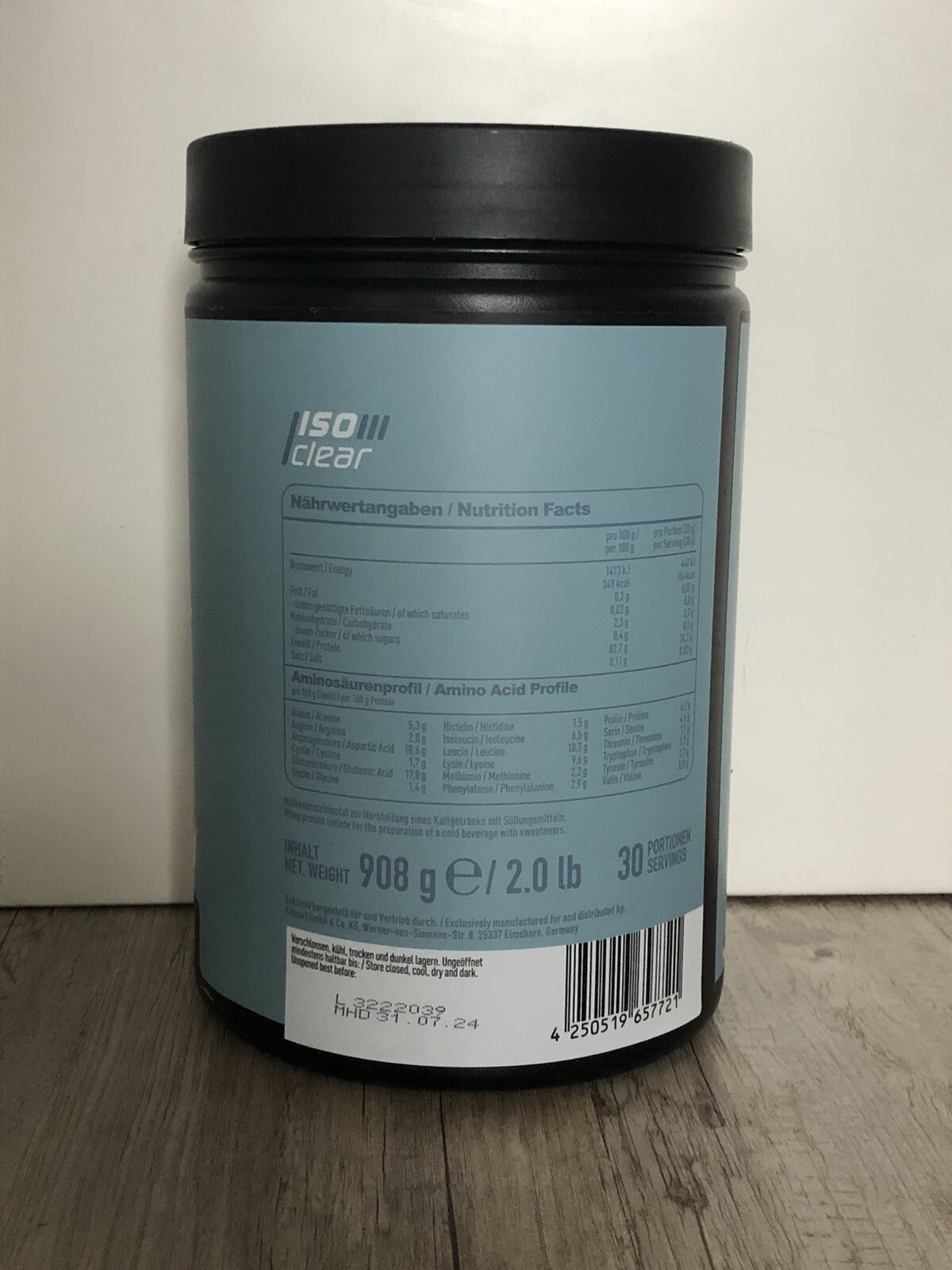 ESN ISOCLEAR Whey Isolate Mango Peach Iced Tea Molkenprotein Isolat