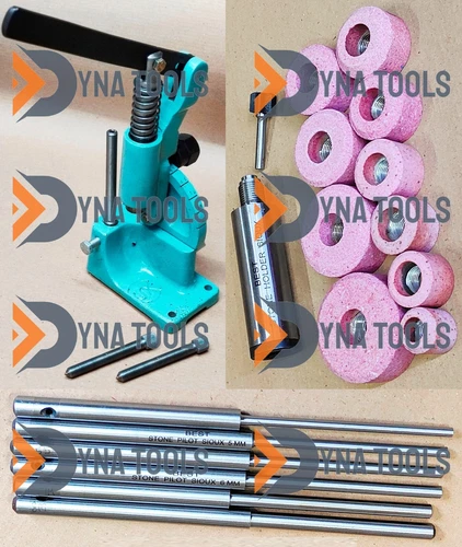 SIOUX Valve Seat Grinding Stones 12ps With Stone Dresser & 6pcs Pilots + Holder