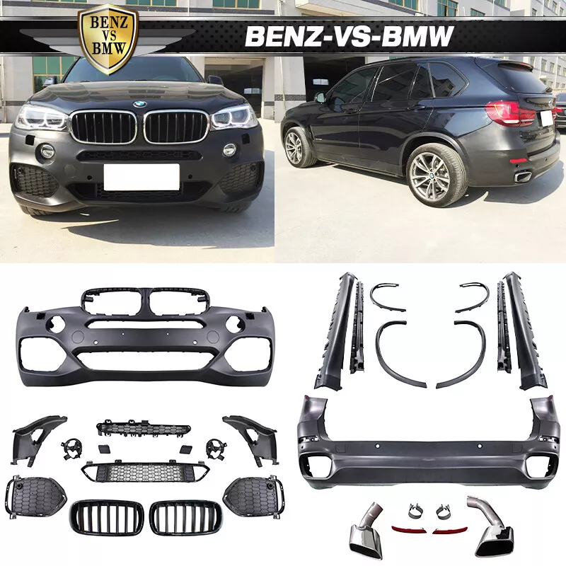 Fit 2014 2017 BMW F15 X5 M Tech Front Bumper Cover Conversion PP