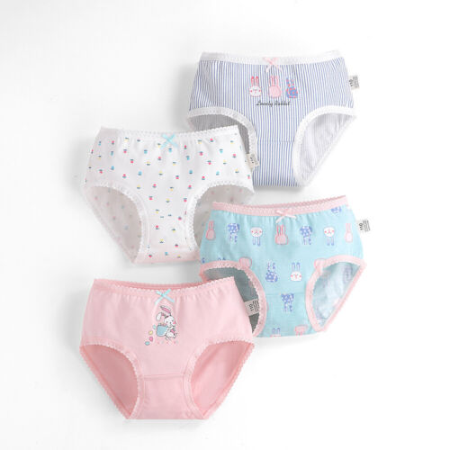 4-Pack Little Girls' Underwear Toddler Comfort Panties Baby Soft Cotton Briefs - Picture 32 of 50