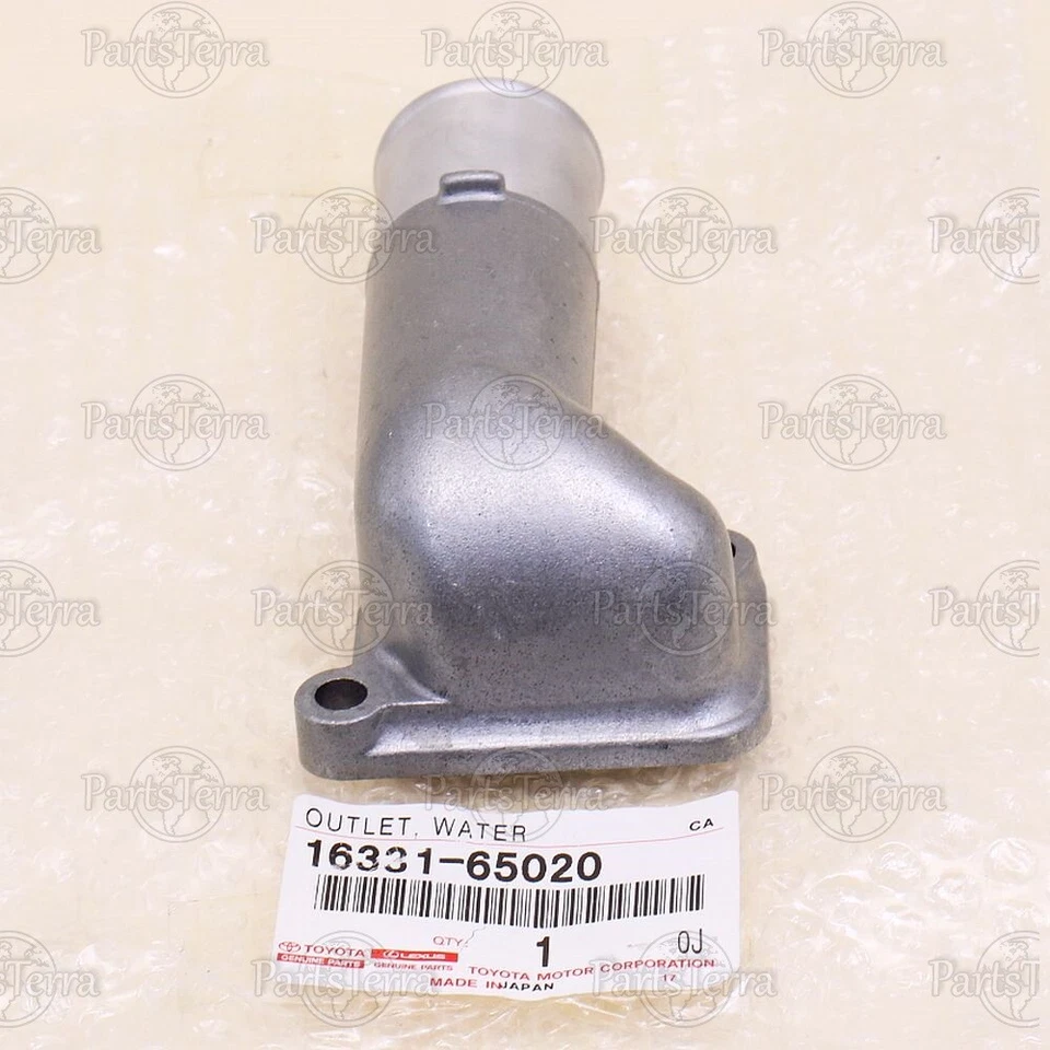 Genuine OEM Toyota T100 4RUNNER 16331-65020 Water Outlet Engine Radiator Cooling Foto 4 de 4