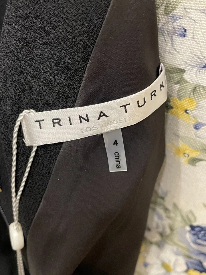 Robe Trina Turk Noire Neuve T4(US)/36(EU) Neuve avec étiquette - Photo 3/4